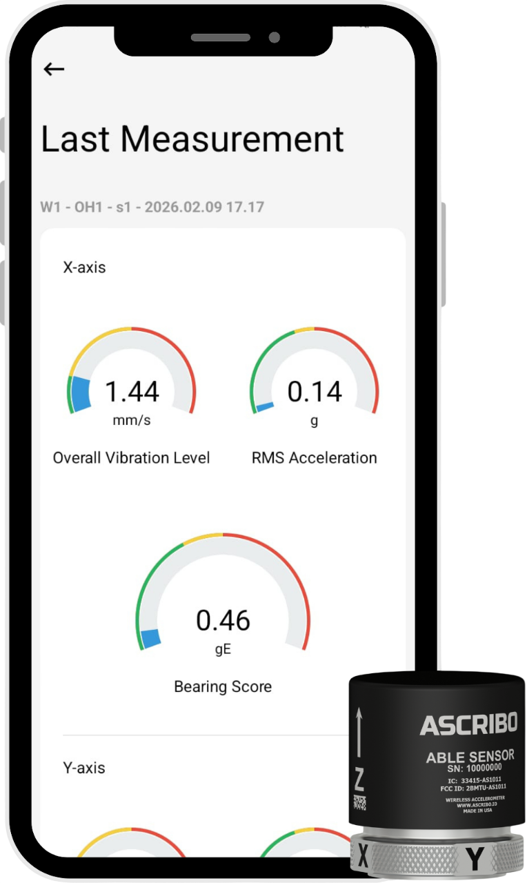 ASCRIBO Handy Portable Vibrometer