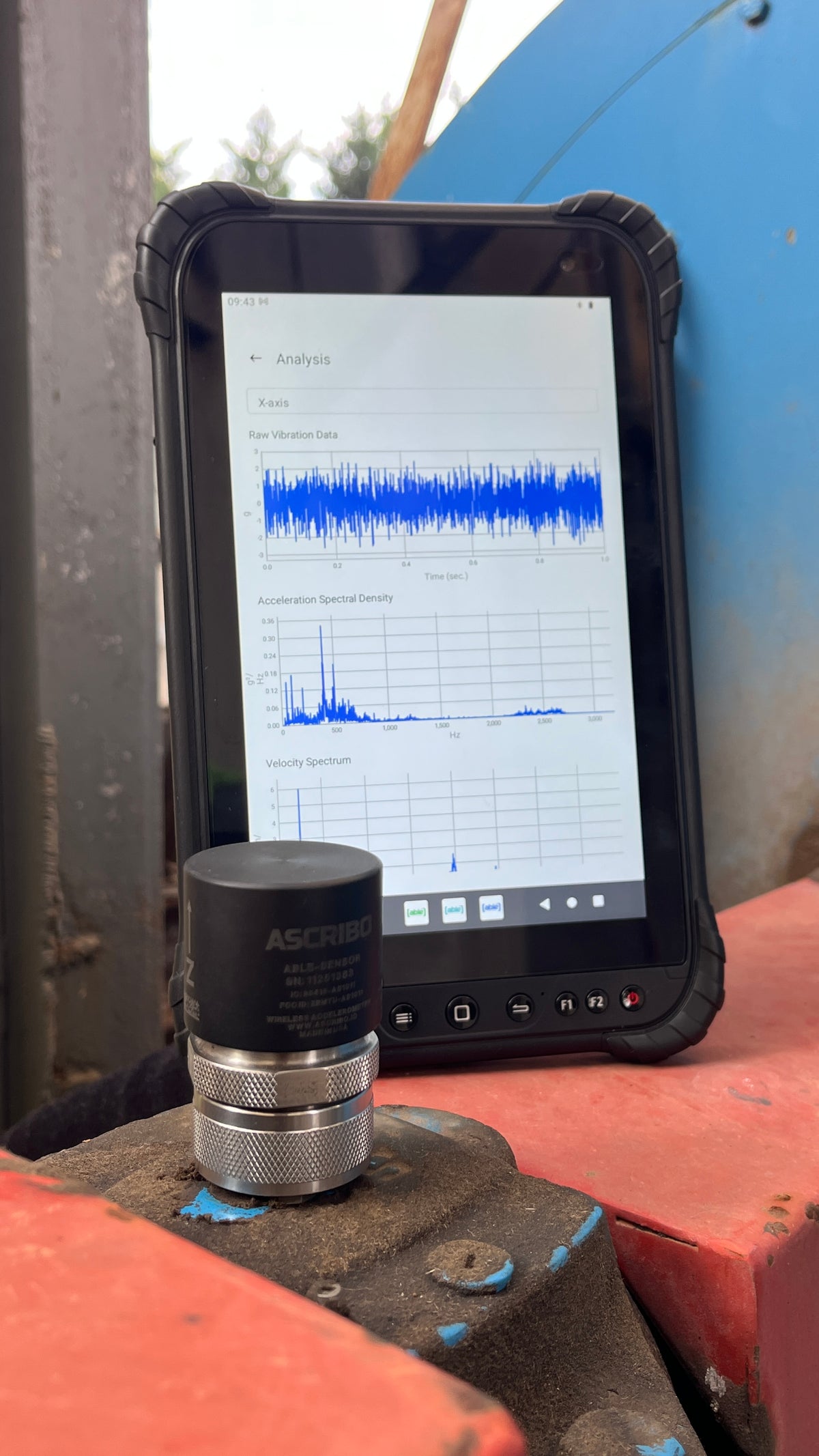 ASCRIBO Patrol Portable Vibration Analyser